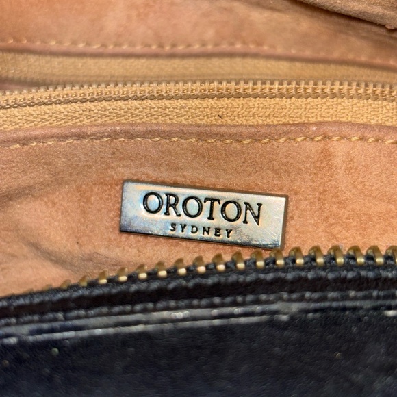Vintage ORTON Women’s Leather Shoulder Satchel Bag - Picture 8 of 10